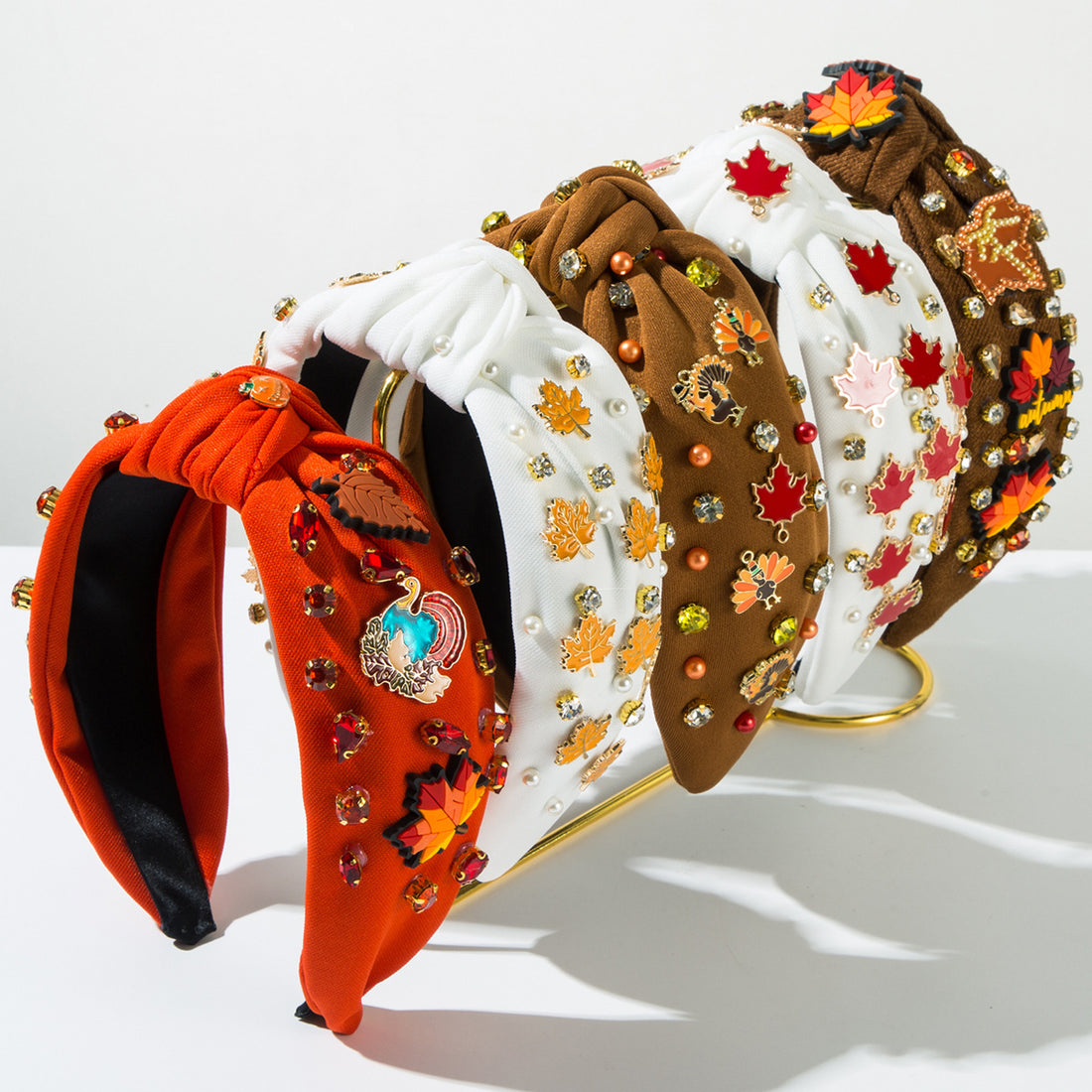 Turkey Thanksgiving Maple Leaf Headband