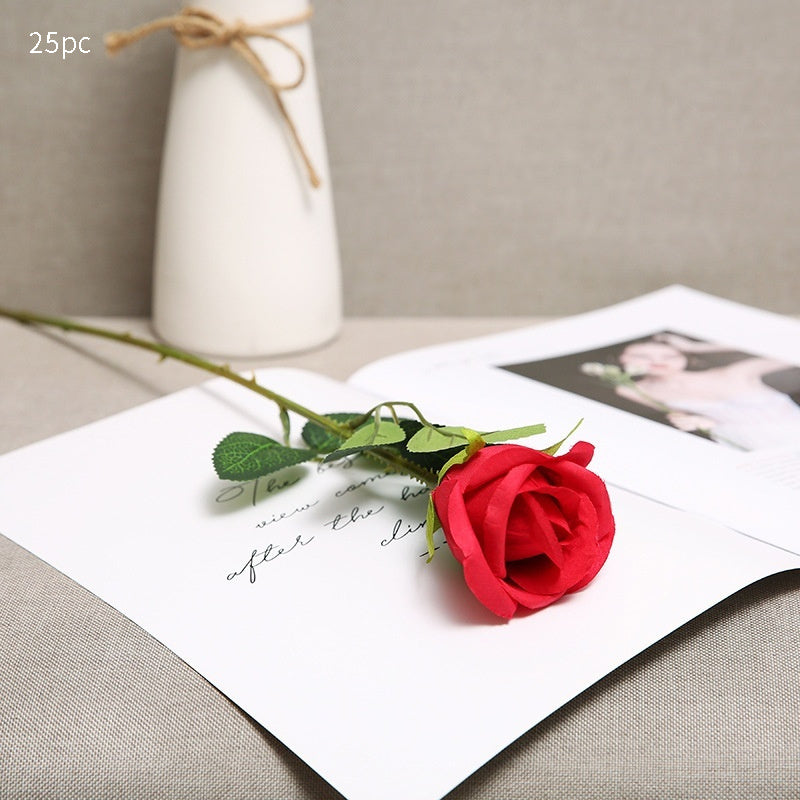 Artificial Red Rose Flowers