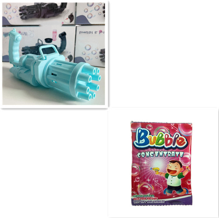 Kids Plastic Machine Bubbles Gun Toy
