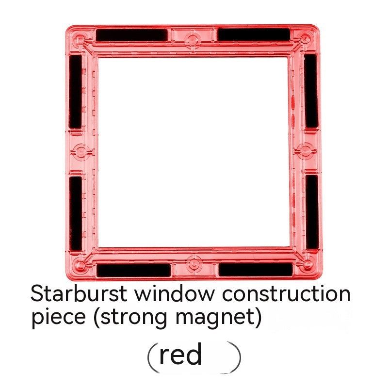 Color Window Magnetic Building Blocks Assembly