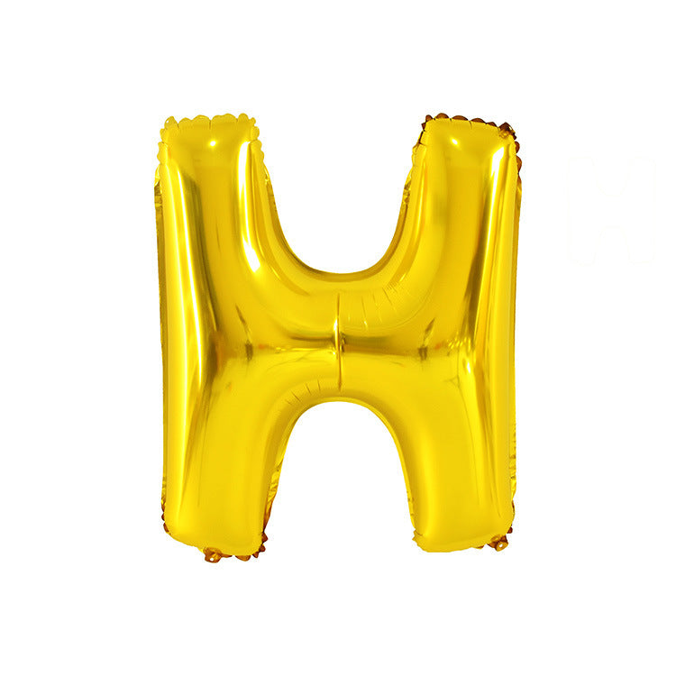English Letter Aluminum Balloon Birthday Party Decoration