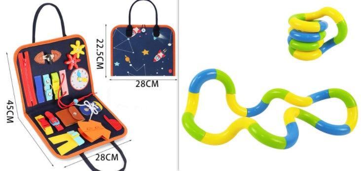 Children's Busy Board Sensory Learning Toy