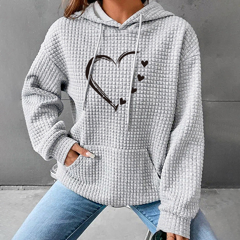 Winter Women's Heart-shaped Sweater