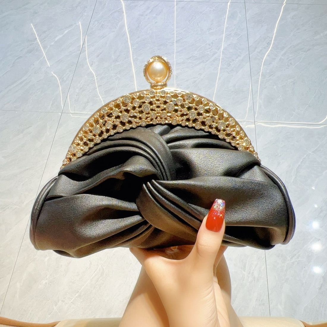 Mini Diamond-embedded High-grade Socialite Clutch