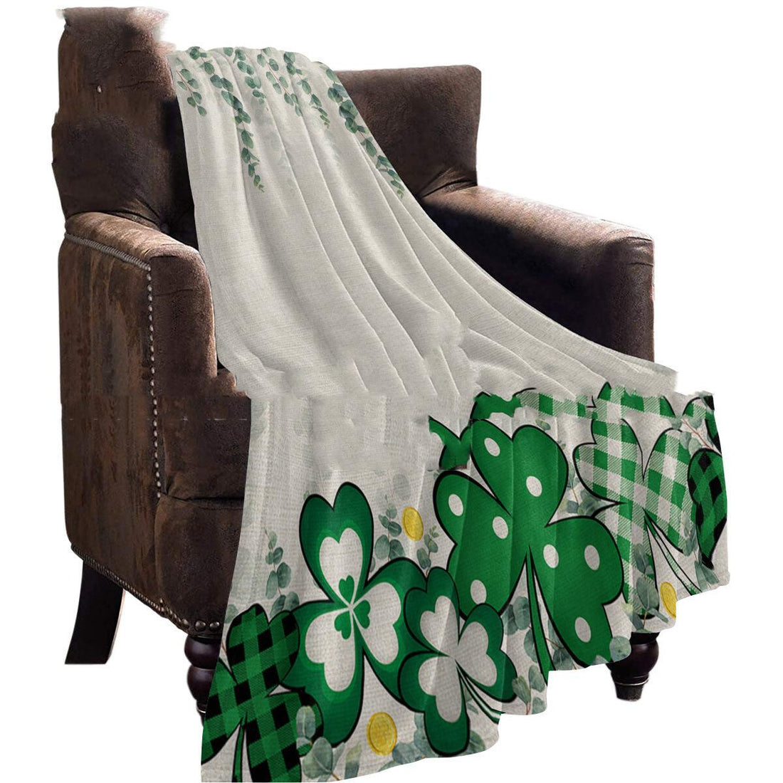 St Patrick's Day Flannel Blanket