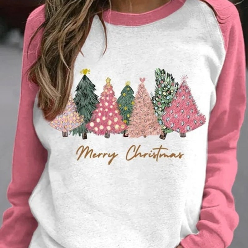 Loose Christmas Style 3D Digital Printing Sweater