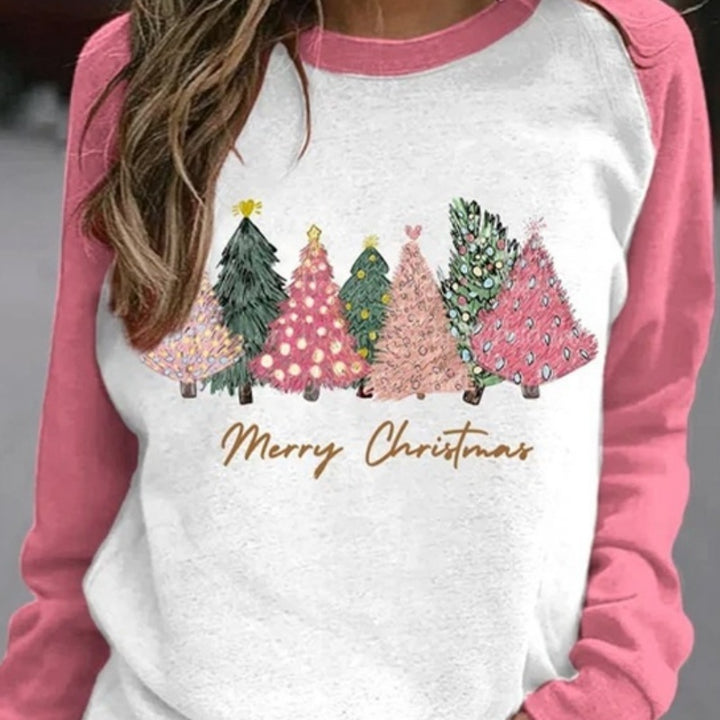 Loose Christmas Style 3D Digital Printing Sweater