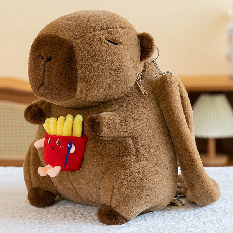 Capybara Backpack Plush Toy