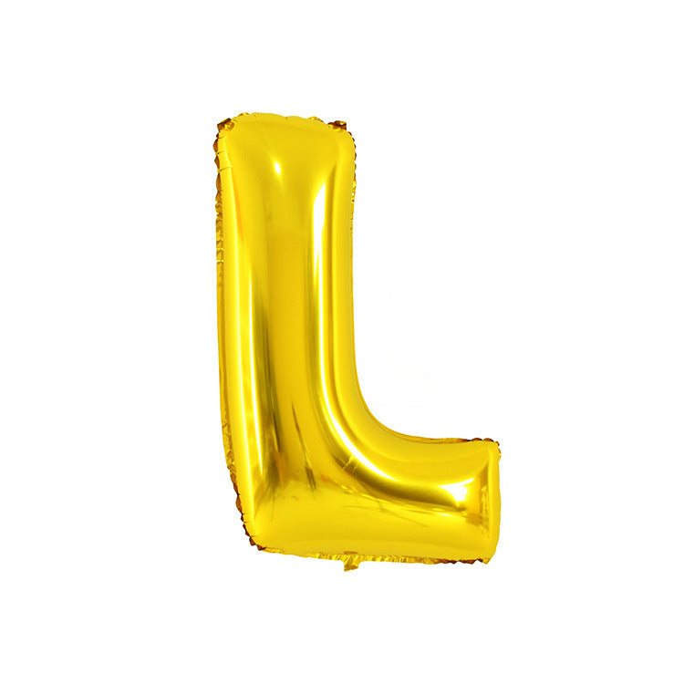 English Letter Aluminum Balloon Birthday Party Decoration