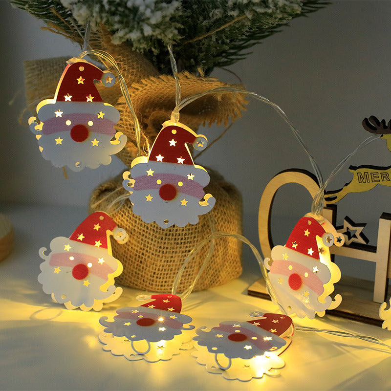 Christmas LED Light String Santa