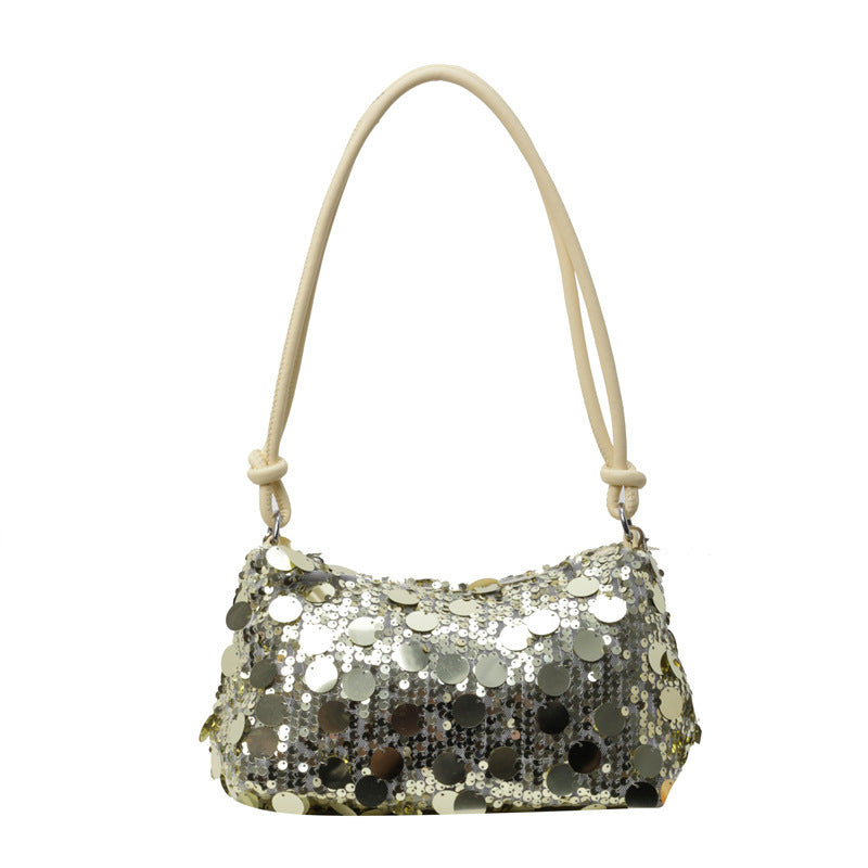 Women's Sequined Chain Shoulder Messenger Bag