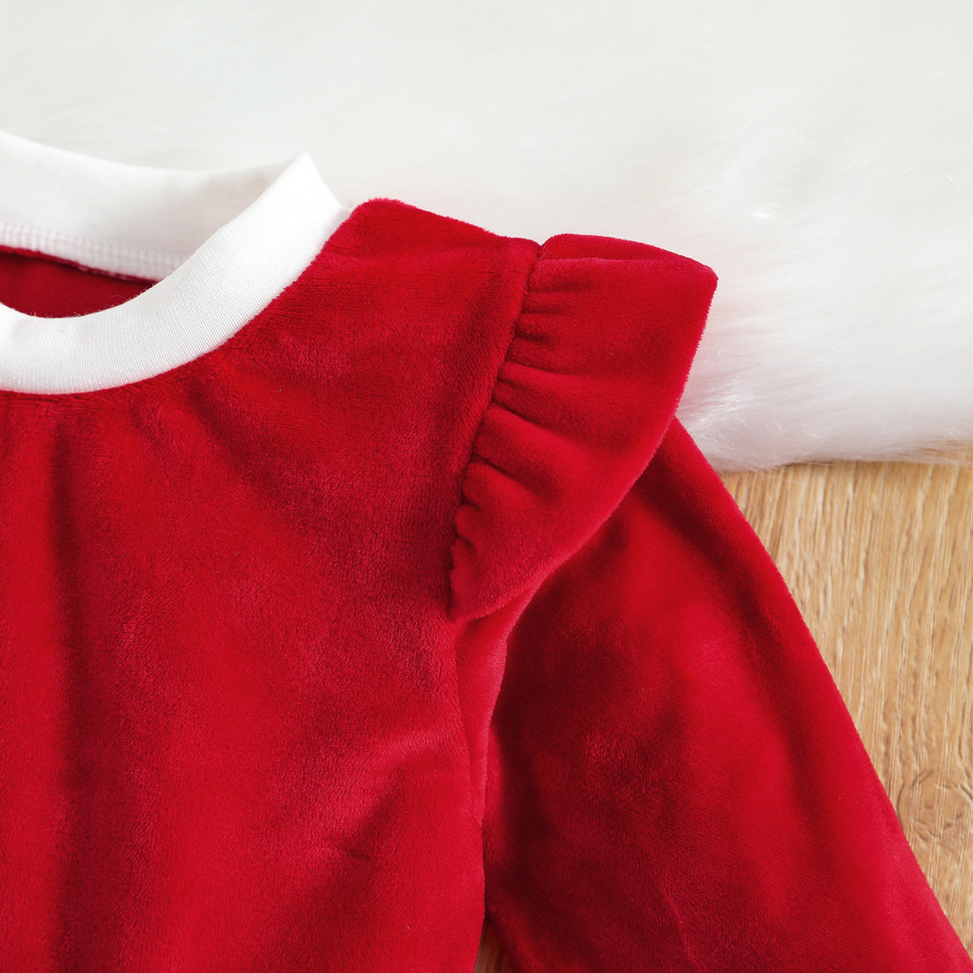 Christmas Baby Red Romper