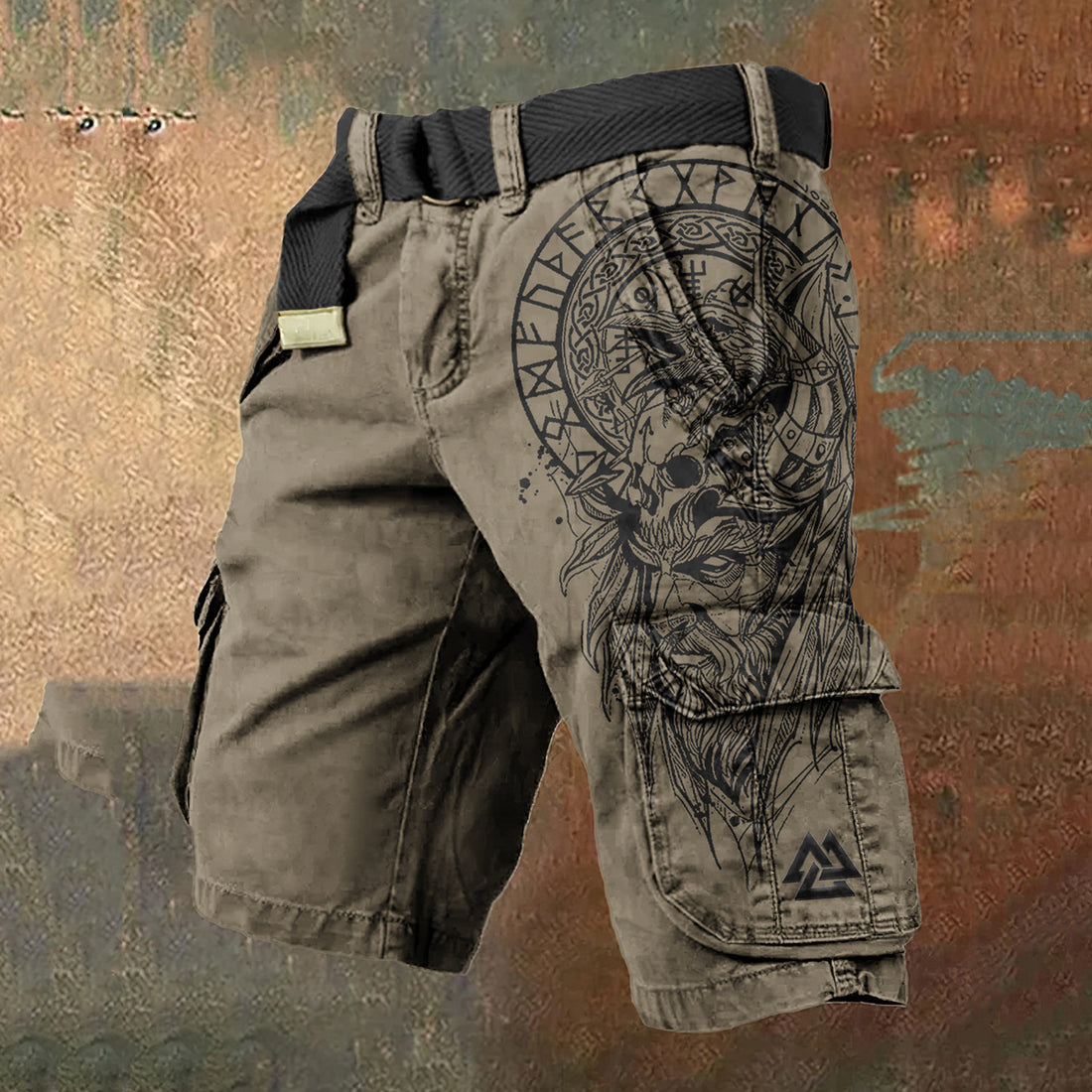 Men’s Printing Stylish Shorts Zipper Pants