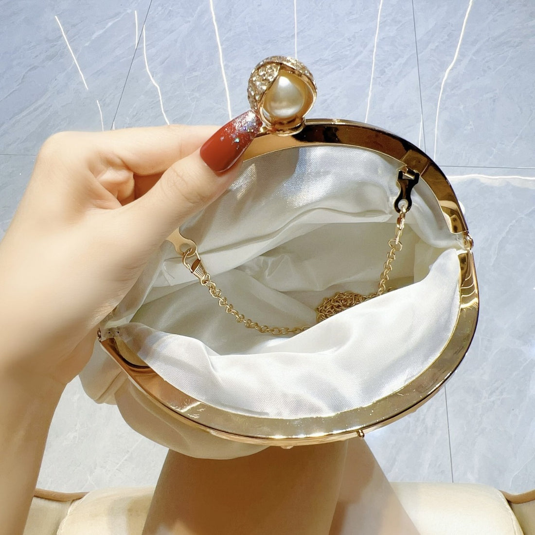 Mini Diamond-embedded High-grade Socialite Clutch