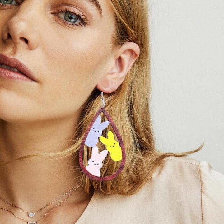 Rabbit Easter Decoration Jewelry