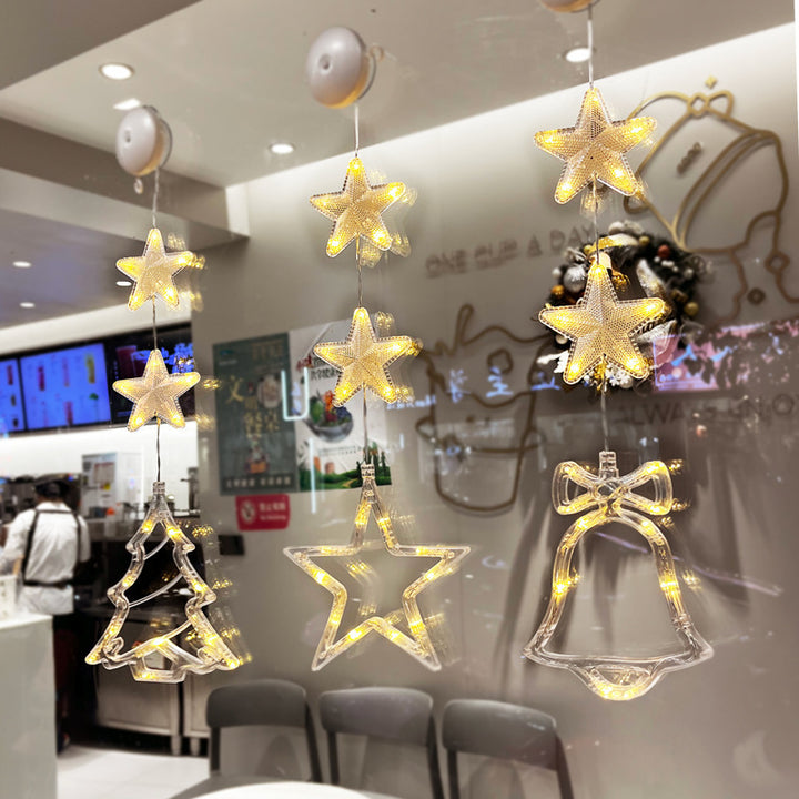 Christmas 3pcs LED Light Tree Hanging Lamp