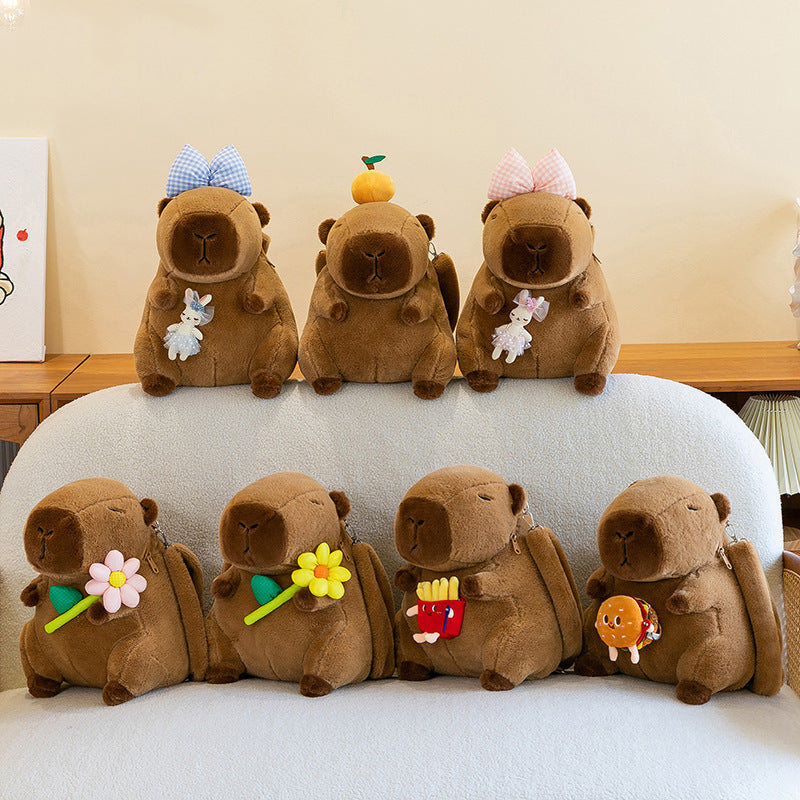 Capybara Backpack Plush Toy