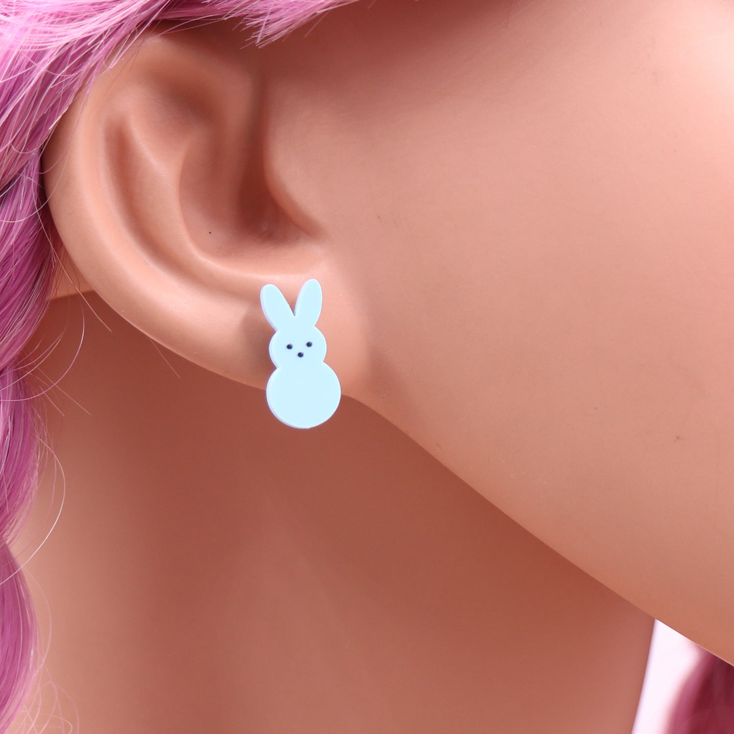Women's Rabbit Shape Easter Acrylic Earrings