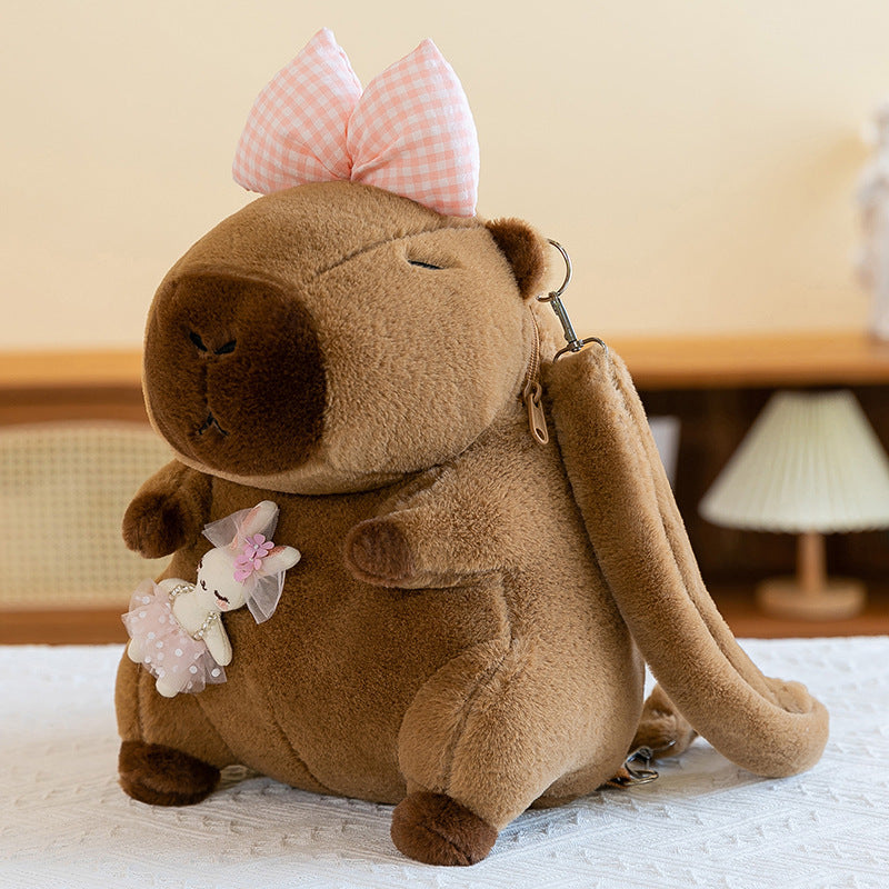 Capybara Backpack Plush Toy