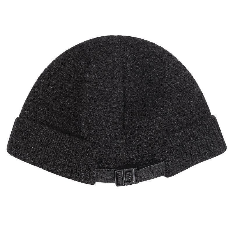 Outdoor Winter Warm Hemming Knitted Woolen Cap