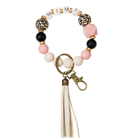 Mother's Day Beech Silicone Bead Bracelet