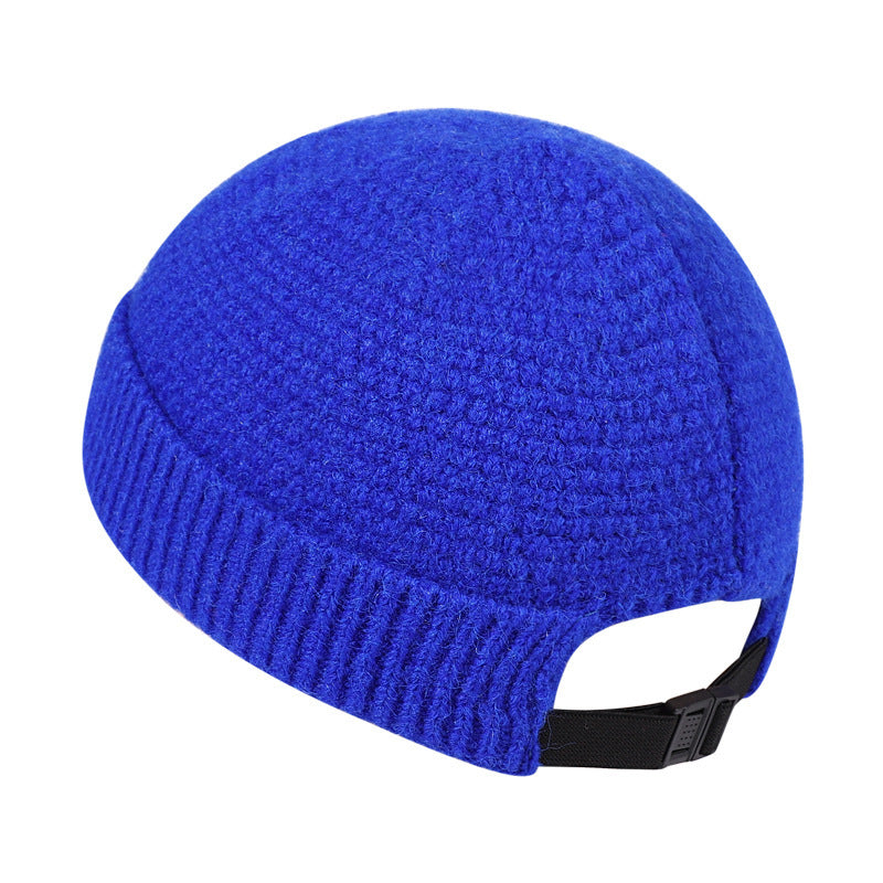Outdoor Winter Warm Hemming Knitted Woolen Cap