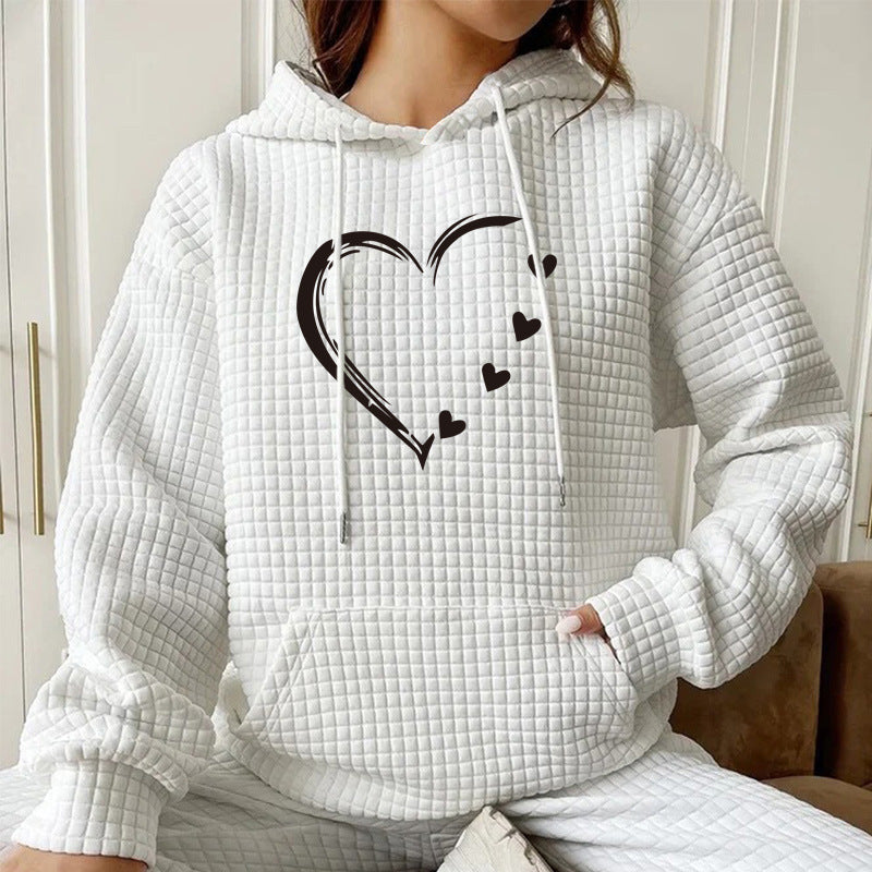 Winter Women's Heart-shaped Sweater