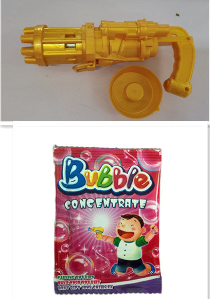 Kids Plastic Machine Bubbles Gun Toy