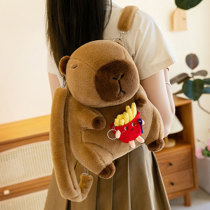 Capybara Backpack Plush Toy