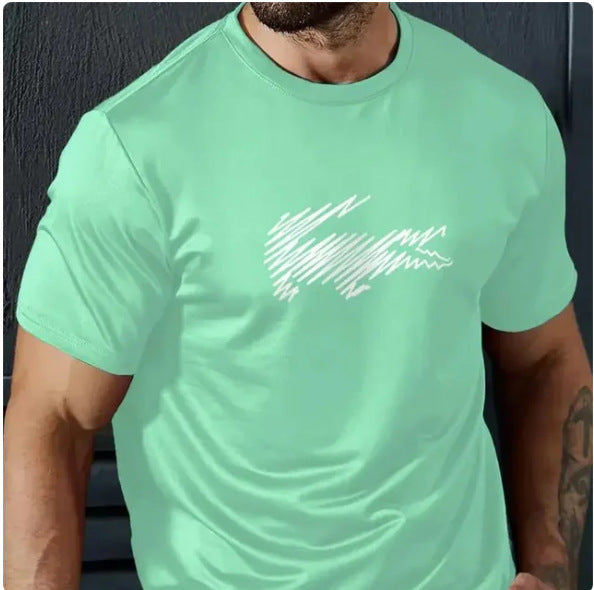 Men's Casual 3d Printed Short Sleeve Shirt