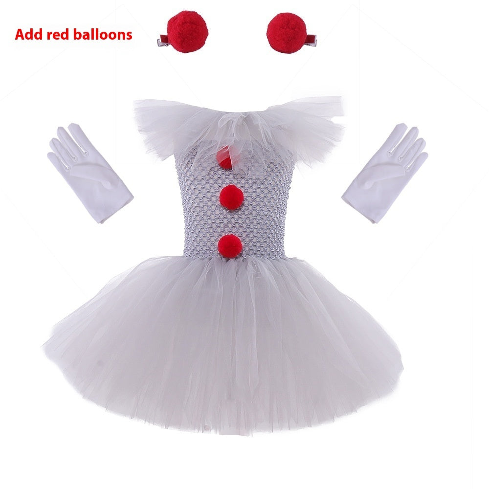 Mesh Princess Dress Set Children's Halloween Costume