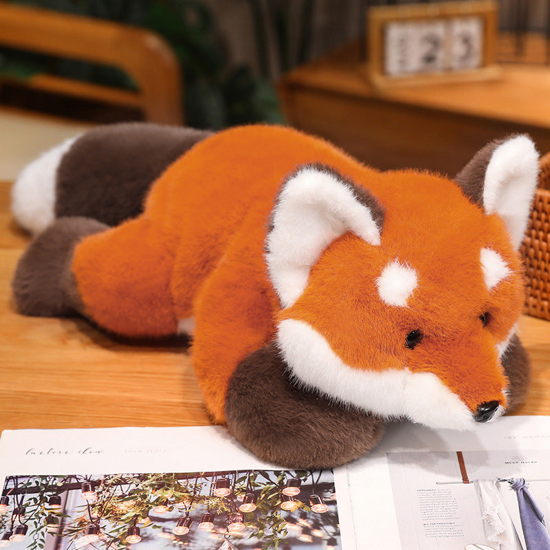 Cute Lying Little Fox Doll Plush Toys