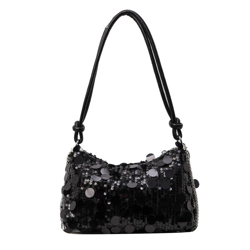 Women's Sequined Chain Shoulder Messenger Bag