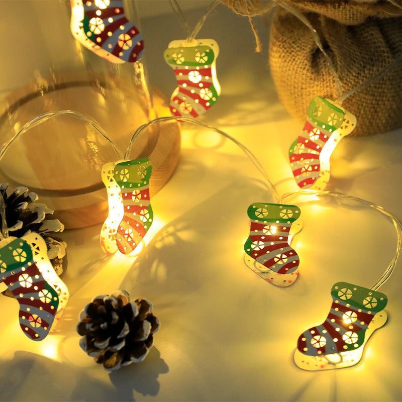 Christmas LED Light String Santa