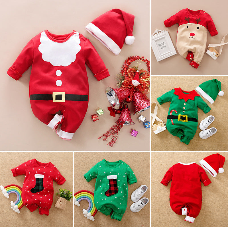 Christmas Clothes Baby Onesies