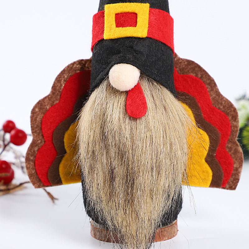 Turkey Rudolph Thanksgiving Decoration Doll