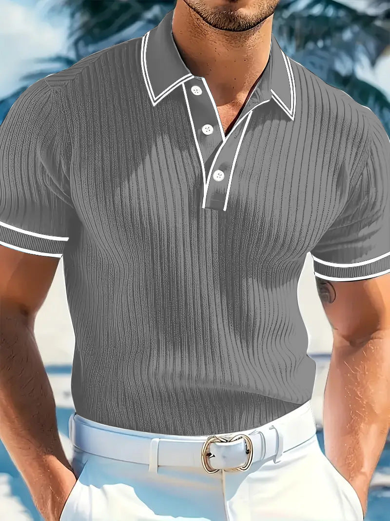Men's POLO Short-sleeved Shirt Summer