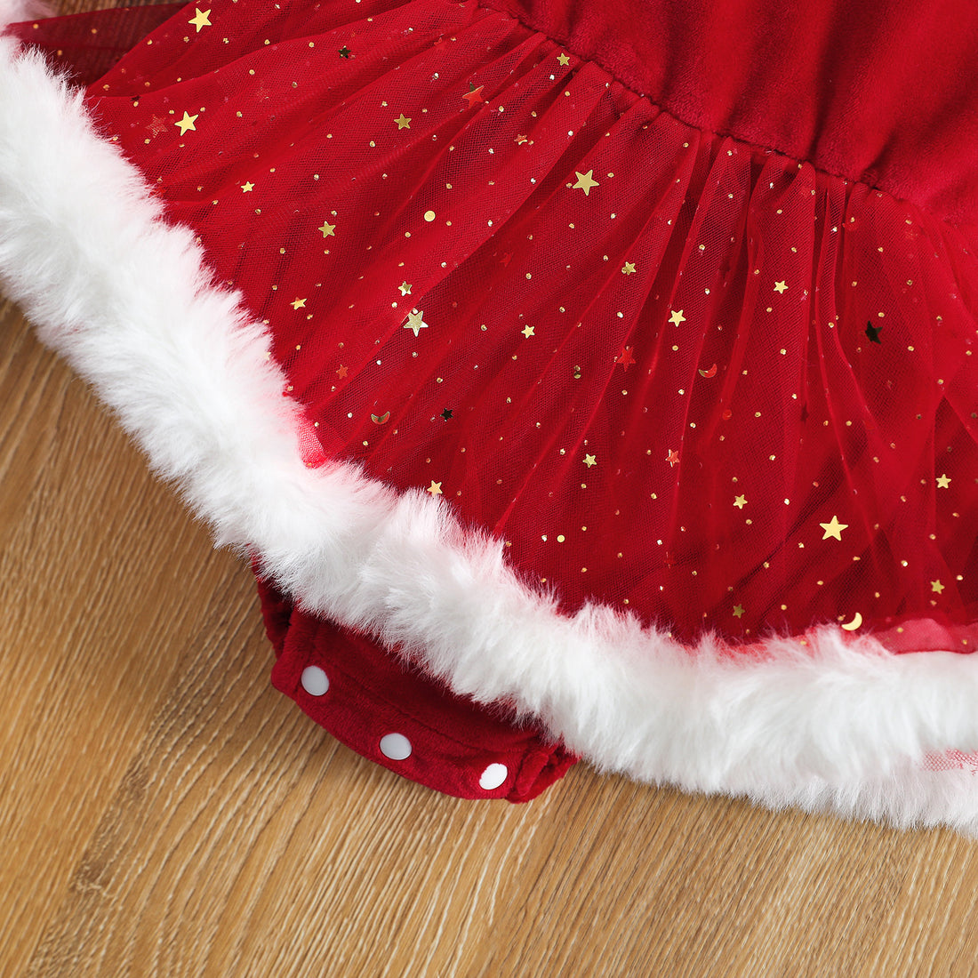 Christmas Baby Red Romper