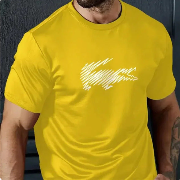 Men's Casual 3d Printed Short Sleeve Shirt