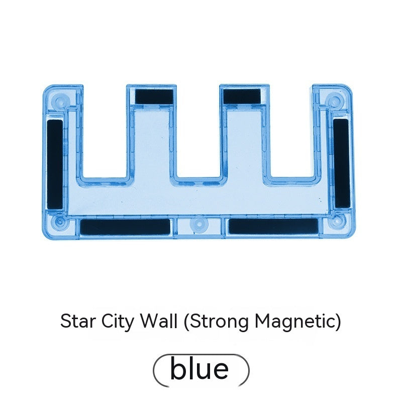 Color Window Magnetic Building Blocks Assembly
