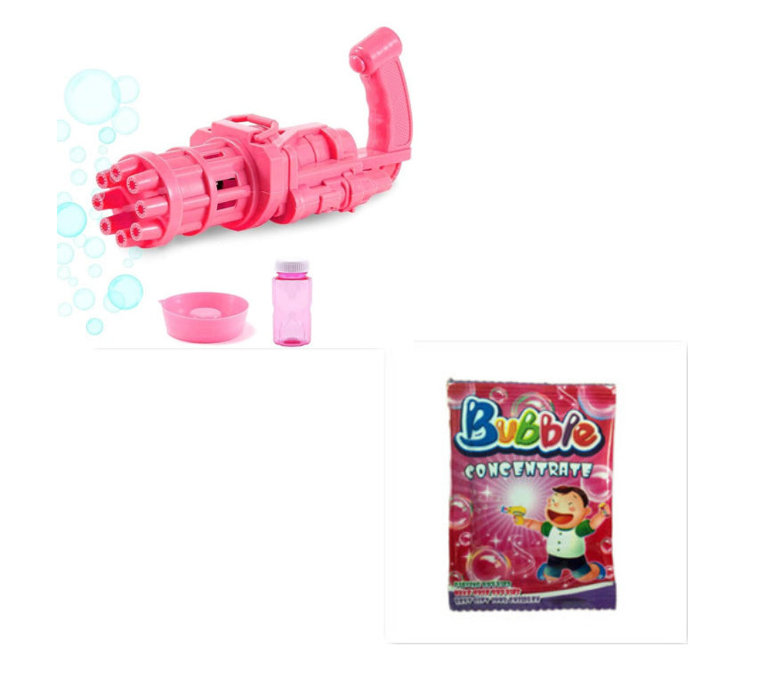 Kids Plastic Machine Bubbles Gun Toy