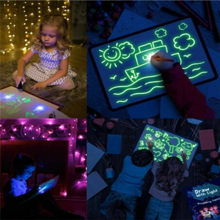 Educational Light Effects Puzzle Board Sketchpad Toy