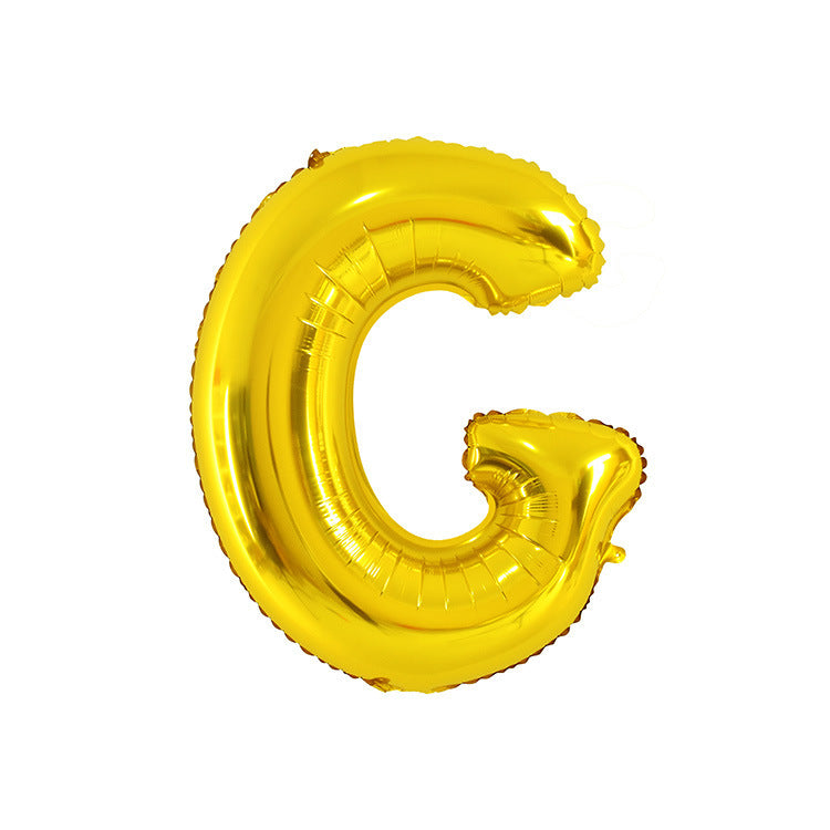 English Letter Aluminum Balloon Birthday Party Decoration