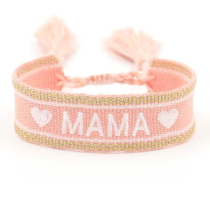 Mother's Day Woven Bracelet Strap