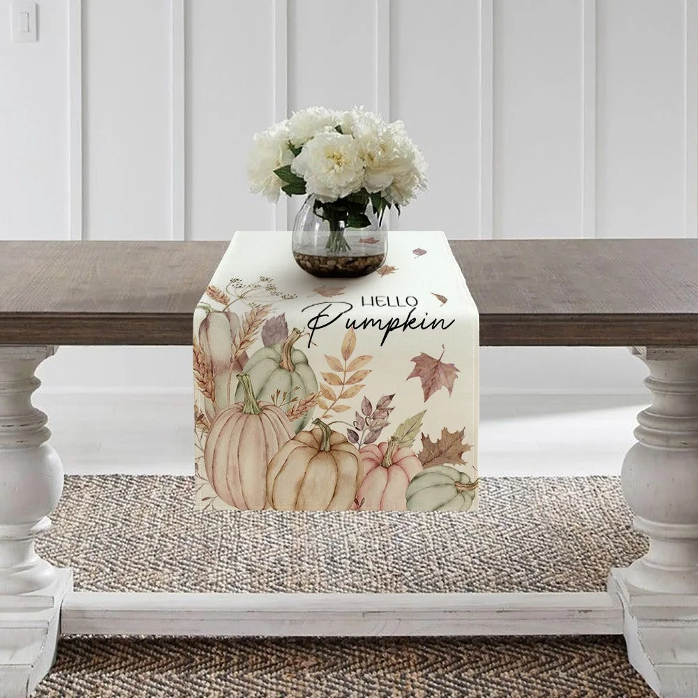 Thanksgiving Holiday Decoration Kitchen Tablecloth
