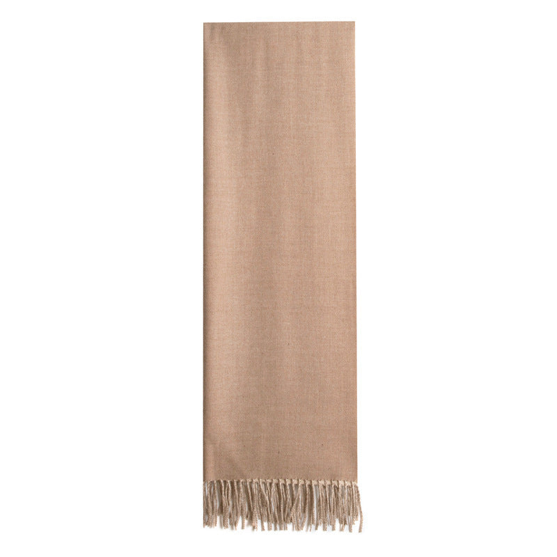 Women's Double-sided Artificial Wool Scarf Shawl
