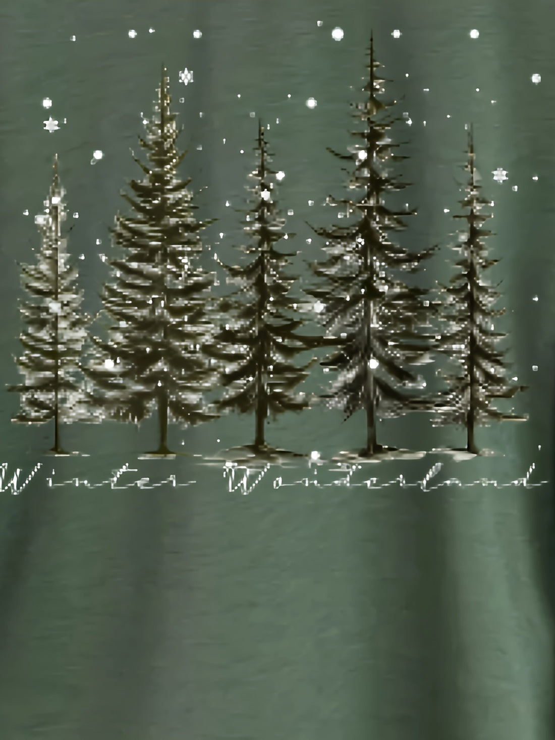 Christmas European Floral Print Women's Sweater