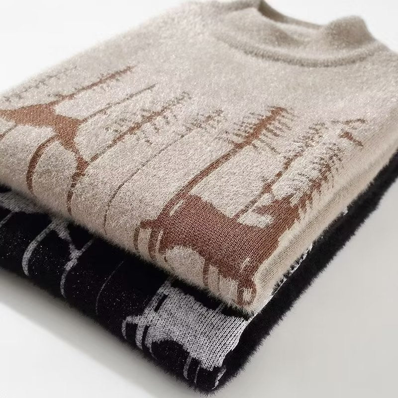 Men’s Winter Half Turtleneck Sweater