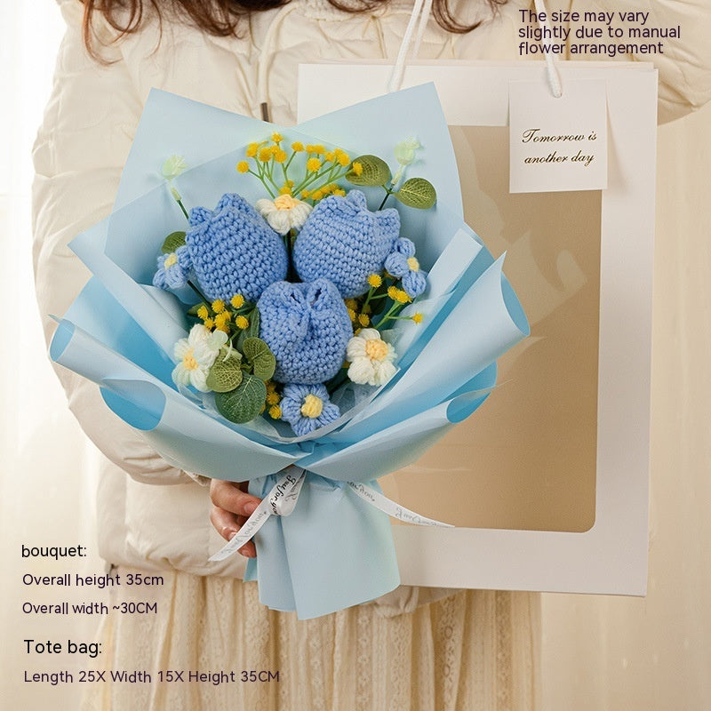 Tulip Knitted Bouquet Gift Graduation