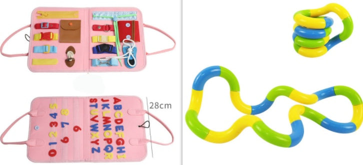 Children's Busy Board Sensory Learning Toy